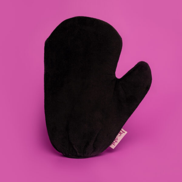 He-Shi Double-Sided Luxury Velvet Tanning Mitt - Streak-Free & Stain-Proof! - Image 2