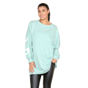 Trendy Buffalo Slogan Oversized Jumper Dress - Stylish Comfort for Every Day