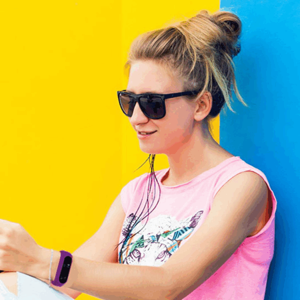 Aquarius AQ112 Purple Fitness Tracker: Heart Rate, GPS, & Smart Notifications - Image 5