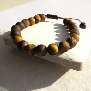Tigers Eye Adjustable Bracelet for Men - Vitality & Style Combined!