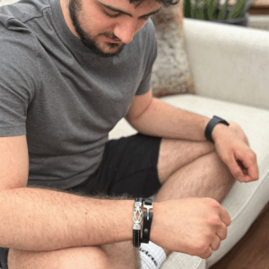 Infinity Love Men's Leather Bracelet - Modern Gift for Every Occasion
