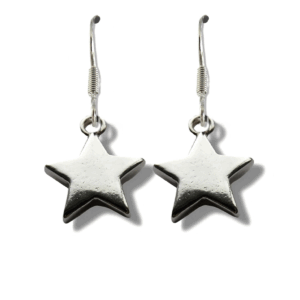 Celestial Charm: Sterling Silver Star Drop Earrings for Every Celebration