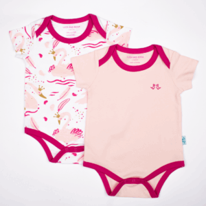 Adorable Swan Princess Baby Vest Duo - Cute & Comfy Cotton Blend Set