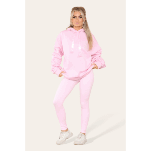Chic Plus Size Ruched Sleeve Hoodie with Satin Ribbon - Effortless Elegance