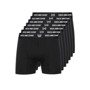 Anvilli 7-Pack Men's Sustainable Boxers - Classic Black Comfort