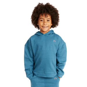 Eco-Friendly Blue Organic Cotton Hoodie - Comfort Meets Style for Kids!