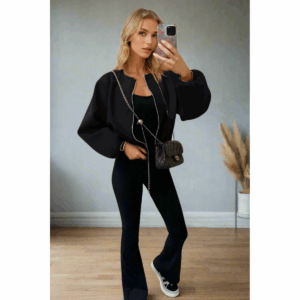 Essential Classic Bomber Jacket - Versatile Zip Design for Effortless Style