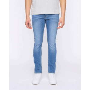 Maylead Slim Fit Light Wash Jeans - Comfortable & Durable 5-Pocket Style
